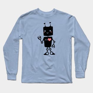 Lovebot black Long Sleeve T-Shirt